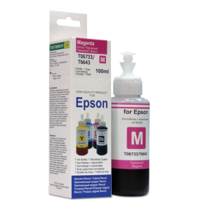 ЧЕРНИЛА REVCOL, СЕРИЯ L, ОРИГИНАЛЬНАЯ УПАКОВКА, MAGENTA, DYE, 100 МЛ.