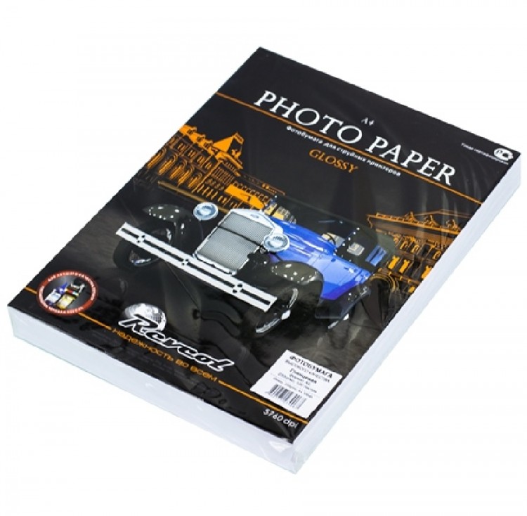 Фотобумага, глянцевая, A4, 230г/м2, 100 л. Revcol