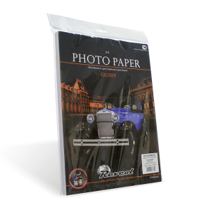 ФОТОБУМАГА, ГЛЯНЦЕВАЯ, A4, 120Г/М2, 100 Л. REVCOL
