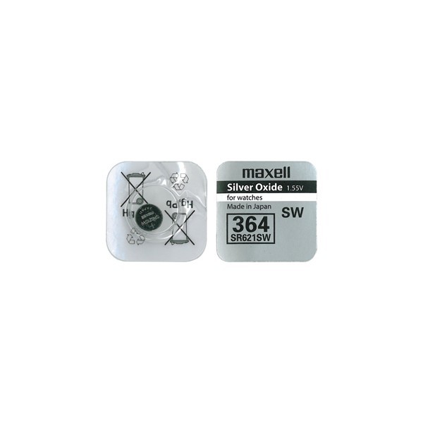  Элемент питания (батарейка) "Maxell", тип G1 / 364 / SR621