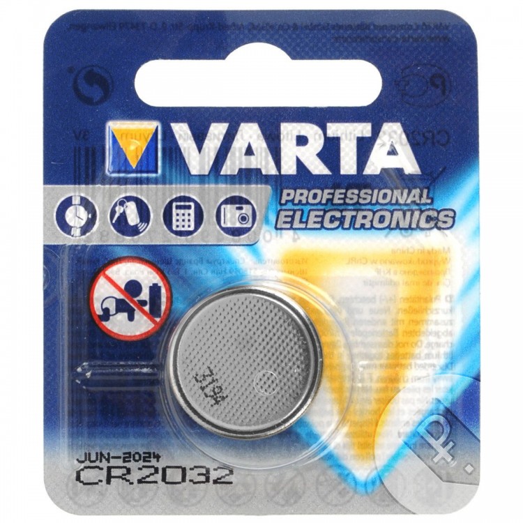 Элемент питания (батарейка) Varta CR2032